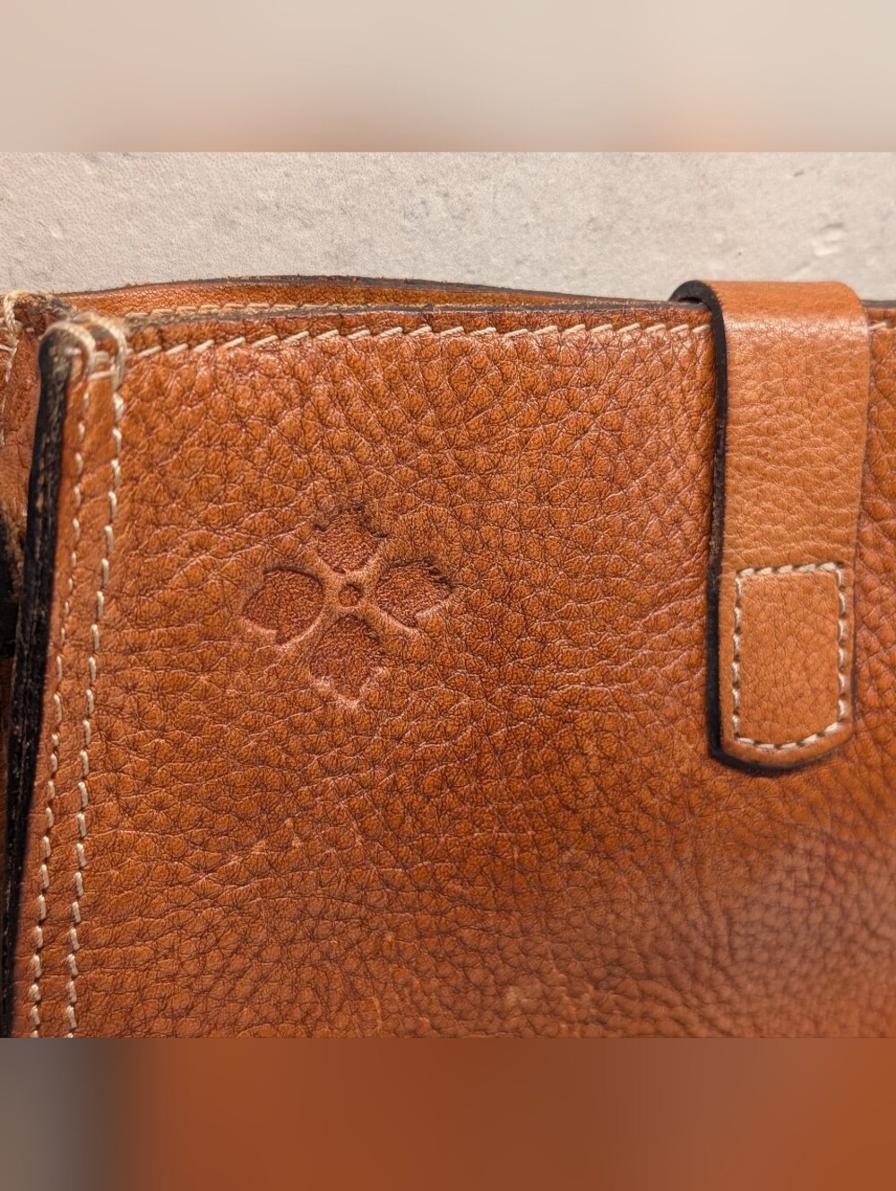 Patricia Nash Crossbody Bag - EUC - Brown 8.5x10x2 Inches - Picture 9 of 12